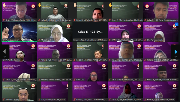 Dosen PGSD UPI Kampus Cibiru Ikuti Pelatihan ToT Calon Pengajar Diklat PIP secara Daring